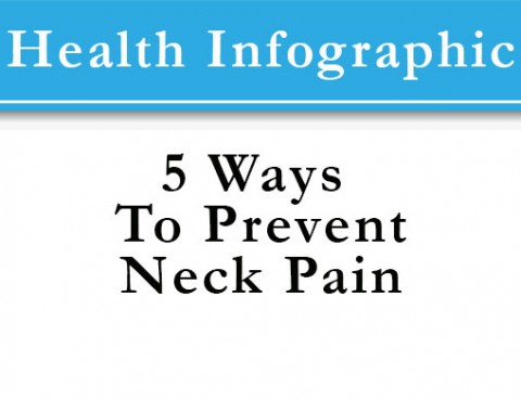 Five Ways to Prevent Neck Pain Infographic